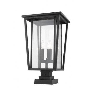 Ashton Woodlands 3 Light Outdoor Post Mount 14 x 24.75 In by BSH - 372-BEL-3173827