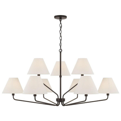 Chadwick 9 Light Chandelier 22.25 Inch Tall and 45 Inch Wide by Capital - 456691