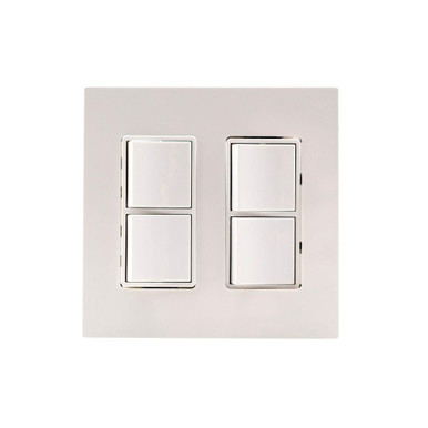 Dual Duplex Switch Wall Plate with Gang Box 20 Amp by Eurofase Heating - efdwp