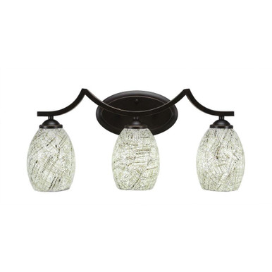 Zilo 3 Light Vanity Light 21.75 Inch Length by Toltec - 553--1025-2175