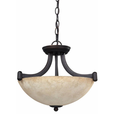 Warren 3 Light Small Chandelier by Canarm - ICH375A03RA14