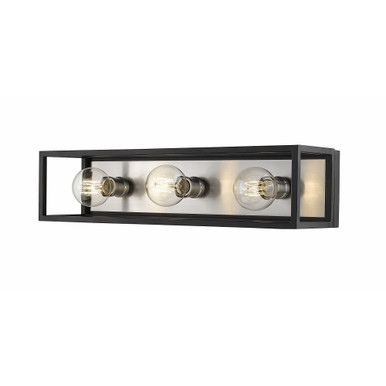 Kube Three Light Vanity Light by Z Lite - 480-3V-MB-BN