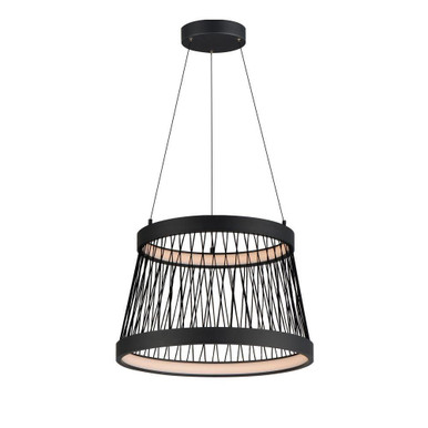 Loom 42W 2 LED Large Pendant by ET2 - E20982-BK