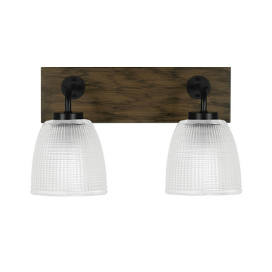 Oxbridge 2 Light Vanity Light 16 Inch Length by Toltec - 1772-MBWG-500
