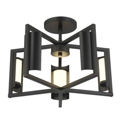 Trizay 53W 1 LED 16 Inch Wide Flush Mount by George Kovacs - P1554-66A-L