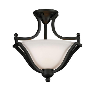 Lagoon 2 Light 15 Inch Wide Semi Flush Mount by Z-Lite 703SF-MB - 703SF-MB