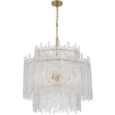 Ackerly 8 Light Chandelier 24 Inch Tall and 23.5 Inch Wide by Crystorama - ACK-928-AG