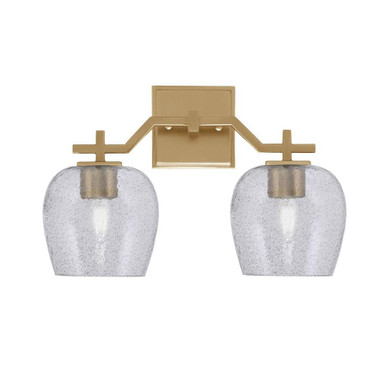 Corbin 2 Light Bath Bar 10.5 Inch Tall and 15.75 Inch Length by Toltec - 2312-105-1575