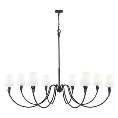 Evans Court 8 Light Chandelier 45 Inch Tall and 65 Inch Wide by BSH - 372-BEL-1374857