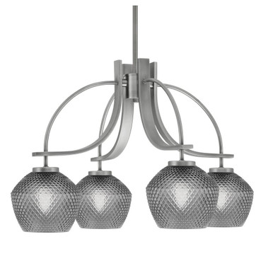 Cavella 4 Light Medium Chandelier by Toltec 3924-4622 - 3924-4622