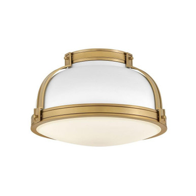 Barton 20W 2 LED 8.8 Inch Wide Flush Mount by Hinkley - 46351-LCB