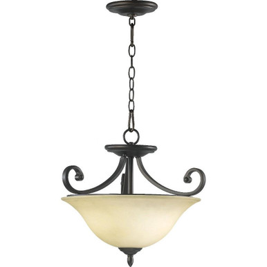 Bryant 3 Light Large Pendant 17.5 Inch Wide by Quorum - 2854-18