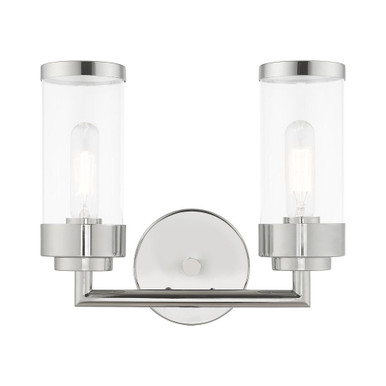 Hillcrest 2 Light Vanity Light by Livex - 10362