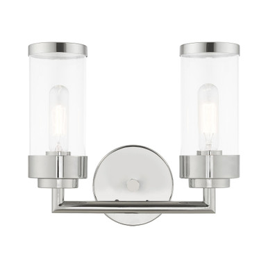 Hillcrest 2 Light Vanity Light by Livex - 10362