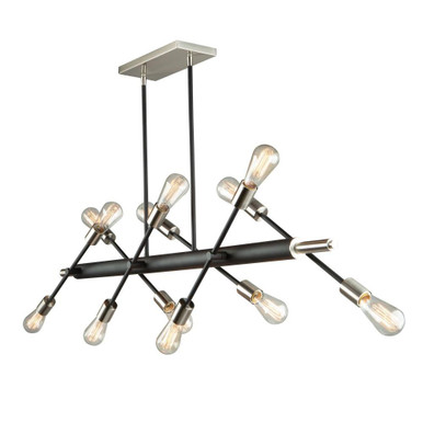 Truro 12 Light Mini Island Chandelier by Artcraft - AC11257NB