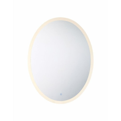 LED Oval Mirror 35.38 Inch Tall and 27.5 Inch Wide by George Kovacs - P6108A