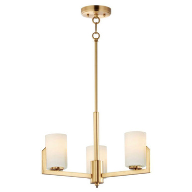 Dart 3 Light Medium Chandelier by Maxim - 21285SW