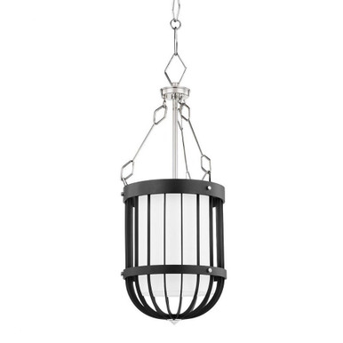 Landon 1 Light Medium Pendant by Hudson Valley - BKO302