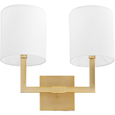 Bolero 2 Light Wall Sconce by Quorum - 5377-2-80