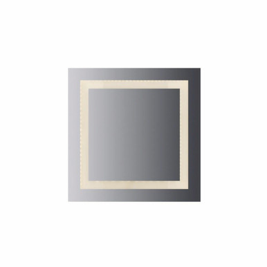 Japaet Court 64W LED Rectangular Wall Mirror 36 Inch Tall and 36 Inch Wide - 1-BEL-5192294