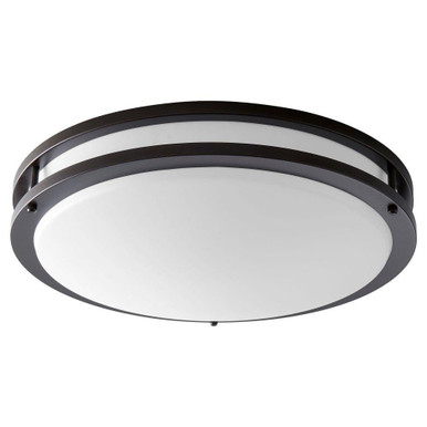 Oracle 10.1W 1 LED Flush Mount 4.25 Inch Tall and 17.75 Inch Wide by Oxygen - 3-619