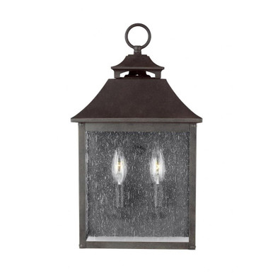 Sean Lavin 2 Light Wall Lantern 17 Inch Tall by Visual Comfort Studio - ol14400sbl
