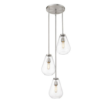 Ayra 3 Light Pendant by Z-Lite - 488P8-3R