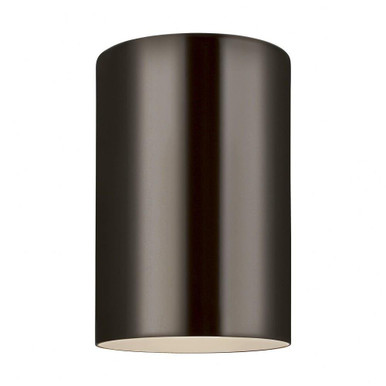 14W 1 LED 5.13 Inch Wide Outdoor Flush Mount by Visual Comfort Studio - 7813897