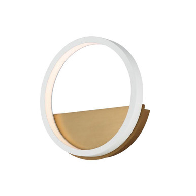 Hoopla 1W 12 LED Wall Sconce 12 Inch Tall and 12 Inch Wide by ET2 - E24320-WTGLD