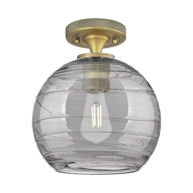 Crown Point 1 Light Flush Mount 9.63 Inch Tall X 8 Inch Wide by Innovations - 434-1F-G1213-8_P