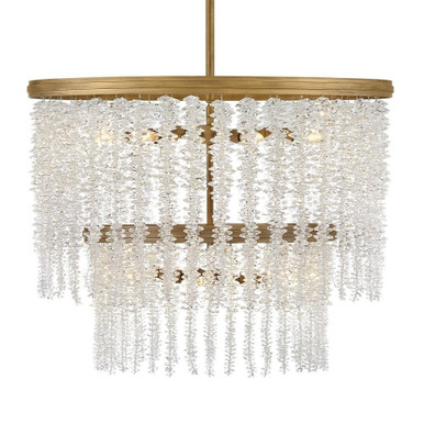 Rubina 10 Light Medium Chandelier by Fredrick Ramond - FR41495BNG