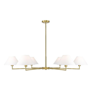 Alexandra Poplars 6 Light Oversized Chandelier by BSH 159-BEL-1325478 - 159-BEL-1325478
