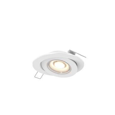 Pivot Pro 9W 1 LED Smart Recessed Gimbal Light 4.75 Inch Wide by DALS - DCP-FGM4-WH