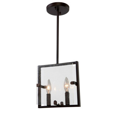 Harbor Point 2 Light Pendant 9 Inch Tall by Artcraft - AC10300OB