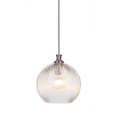 Carina 4W 1 LED Medium Stem Hung Pendant 14.75 Inch Tall by Toltec - 74-BN-4678-LED45C