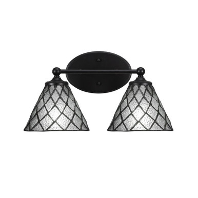 Capri 2 Light Cone Down Vanity Light 15.75 Inch Length by Toltec - 5912-851575