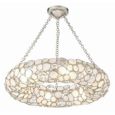 Palla 6 Light Medium Chandelier by Crystorama - 525-SA
