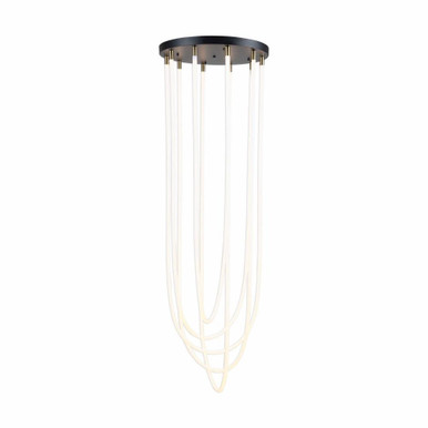 Cascata 5 Light Medium Chandelier by Artcraft - AC6812BK