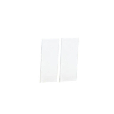 Serif 4.5 Inch Half Blank Square Tile (Set of 2) by Maxim - 53679WT