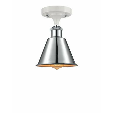 Smithfield 1 Light 7 Inch Wide Semi Flush Mount by Innovations - 516-1C-M8
