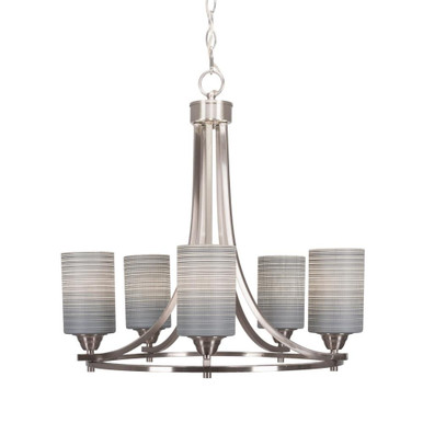 Paramount 5 Light Medium Chandelier by Toltec 3405-222225 - 3405-222225