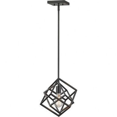Euclid 1 Light Medium Pendant by Z-Lite 457MP-MB - 457MP-MB