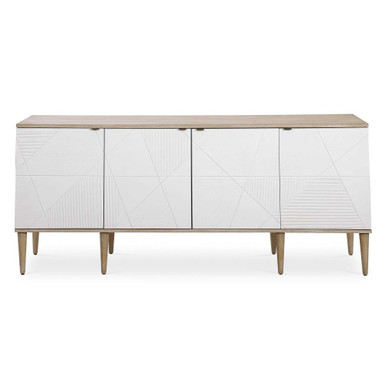 Tightrope 72 Inch 4 Door Modern Sideboard Cabinet by Uttermost - 25101