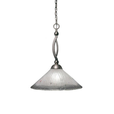 Bow 1 Light Large Pendant 19.25 Inch Tall by Toltec - 271-16-1925-