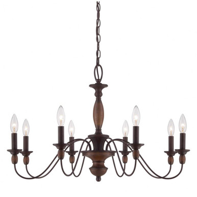 Holbrook 8 Light Large Chandelier by Quoizel - HK5008TC