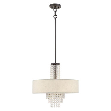 Carlisle 4 Light Small Chandelier by Livex - 51113-92