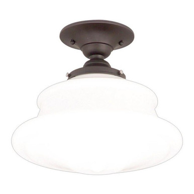 Petersburg 1 Light 12.63 Inch Wide Semi Flush Mount by Hudson Valley - 3412F