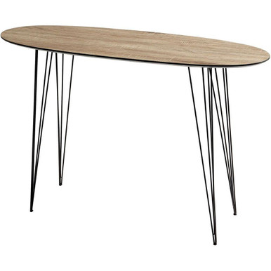 Lunar Landing Console Table 15.5 Inch Wide by 47.25 Inch Long by Cyan - 09627