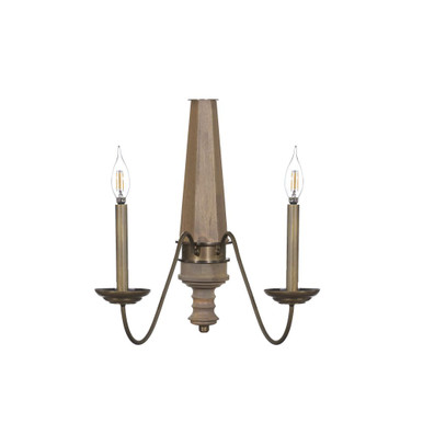 Dinner at 2 Light Wall Sconce 16 Inch Tall and 12 Inch Wide By Varaluz - 545W02BRZ