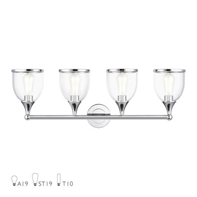 Ashridge 4 Light Vanity Light by Livex - 14134